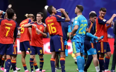 water break laga spanyol vs tanjung verde